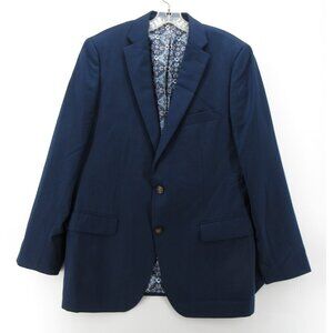 Indochino Sport Coat 42 Blazer Wool Jacket Classic Paisley Lining